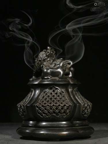 Old Collection. Red Sandalwood Incense Burner