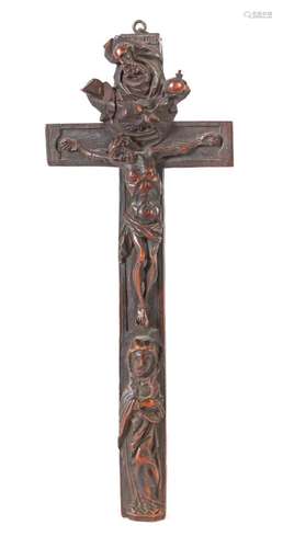 Reliquienkreuz wohl 17./18. Jh., Holz,