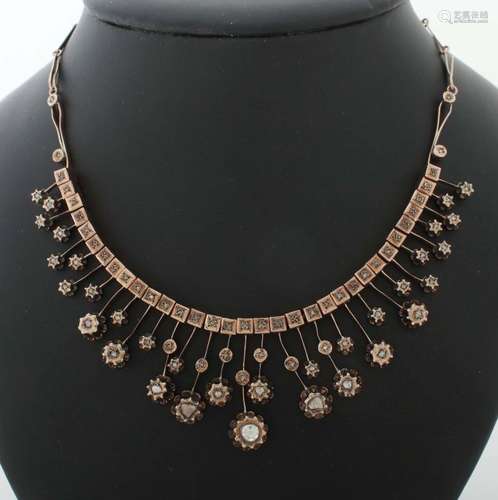 Diamantcollier um 1980,