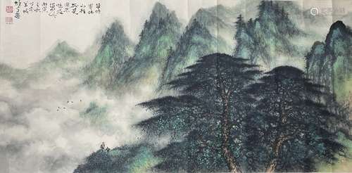 黎雄才 山水