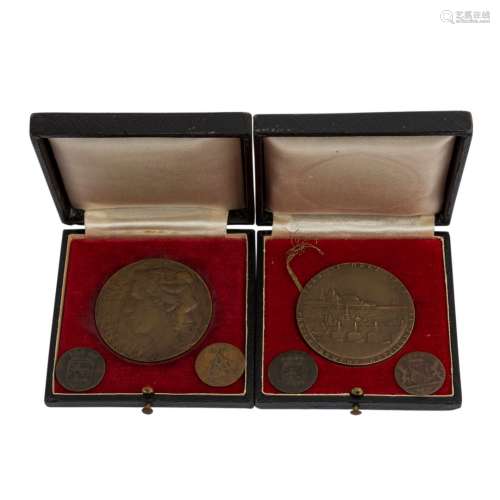 Konvolut Medaillen und Münzen, darunter Deutsches Reich