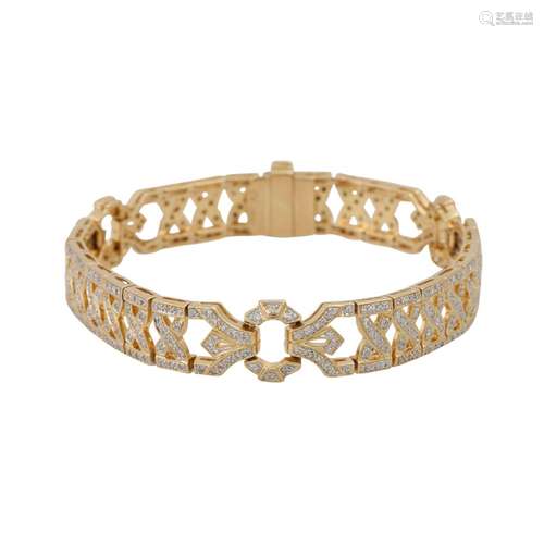 Armband mit Brillanten zus. ca. 1,8 ct,