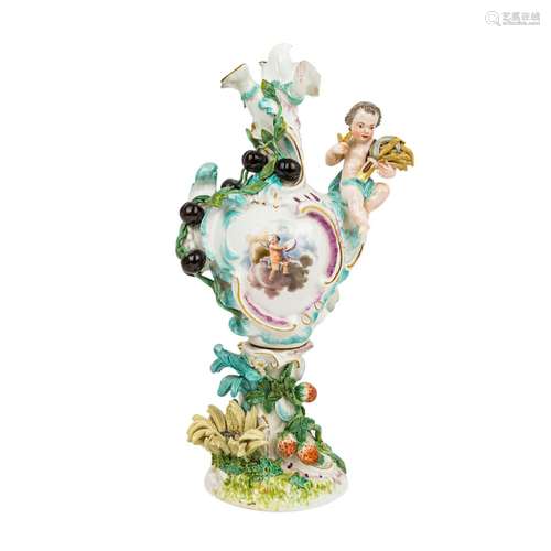 MEISSEN Vase mit der Allegorie des Sommers, 18.Jh.