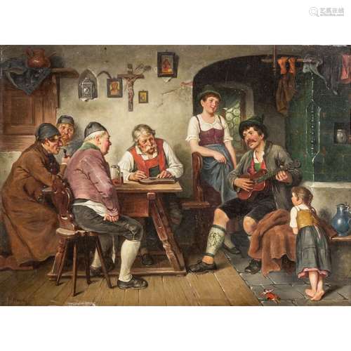 HEYN, AUGUST (1837-1920, Defregger-Schüler, tätig in München...