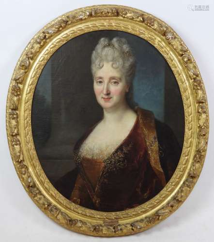 Nicolas de LARGILLIERE (Paris 1656 - 1746) Portrait présumé ...