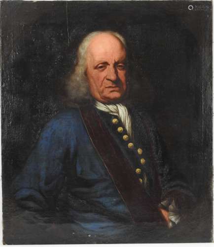 Ecole ITALIENNE du XVIIIème siècle: Portrait d'homme. Huile ...