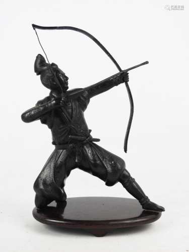 JAPON - Epoque MEIJI (1868-1912) : Archer japonais. Epreuve ...