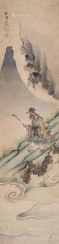 李灿（1723～1820） 云山探幽 立轴 设色纸本