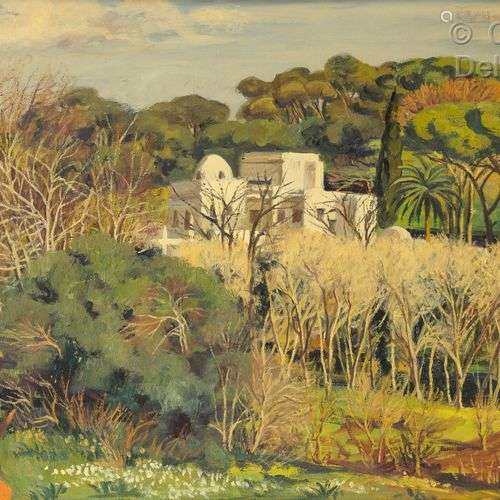 Etienne CHEVALIER (1910-1982) Jardins sur les hauteurs d'Alg...
