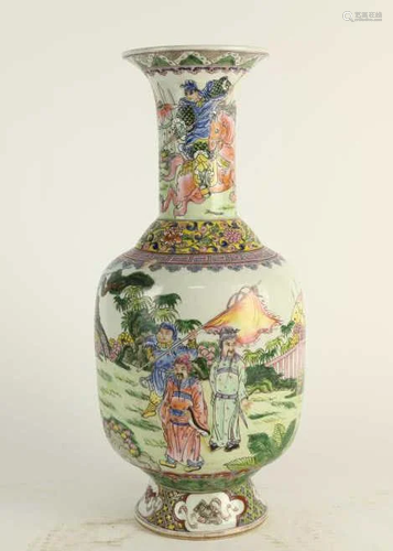 CHINESE FAMILLE ROSE VASE