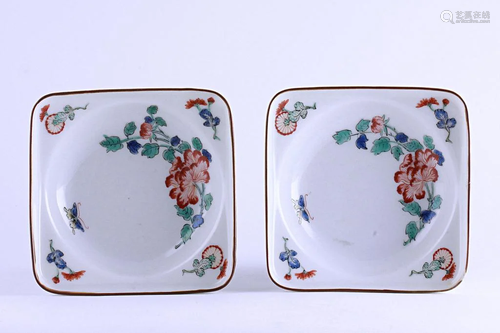 18TH CENTURY JAPANESE KAKIEMON PORCELAIN DISHES