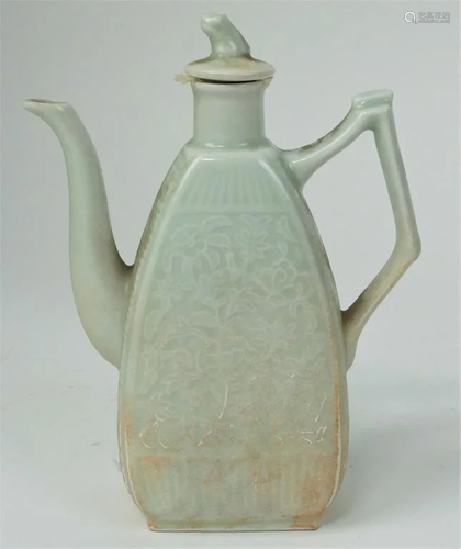 ANTIQUE SMALL CHINESE CELADON EWER