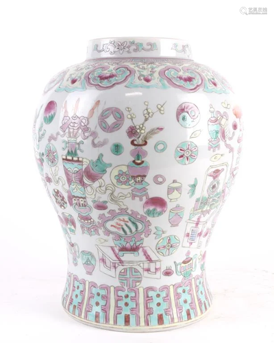 CHINESE FAMILLE ROSE JAR