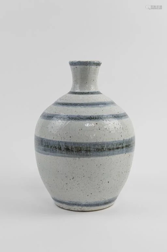 KOREAN BLUE AND WHITE VASE