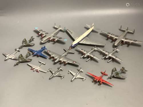 Dinky and Meccano ltd die cast aeroplanes