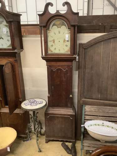 A Victorian oak eight day longcase clock, marked John Richmo...