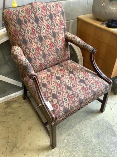 A 19th century Gainsborough armchair, width 70cm, depth 76cm...