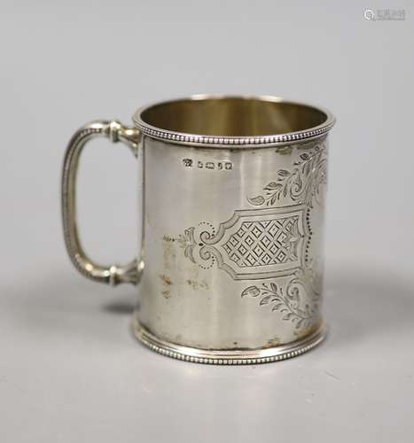 A Victorian silver christening mug, Fenton Brothers, Sheffie...