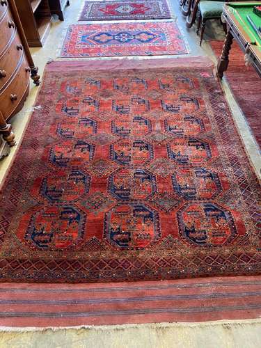 An Afghan rug