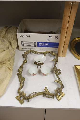 A group of assorted ormolu door furniture and furniture moun...