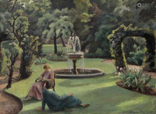 Roger Fry (British, 1866-1934) A London Garden 50.8 x 68.6 c...