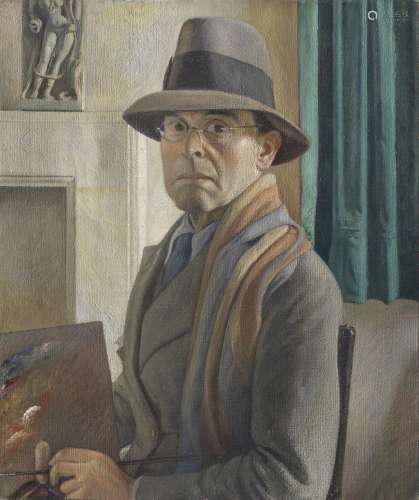 Sir William Rothenstein (British, 1872-1945) Self-portrait 6...