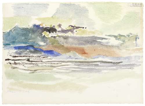 Paul Nash (British, 1889-1946) Sunset Eye, Study 5 29 x 40 c...