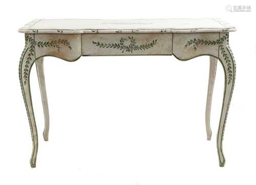 A French provincial Louis XV-style bureau plat,