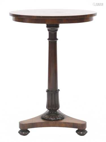 A William IV rosewood occasional table,