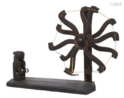 A 19th century yarn winder,