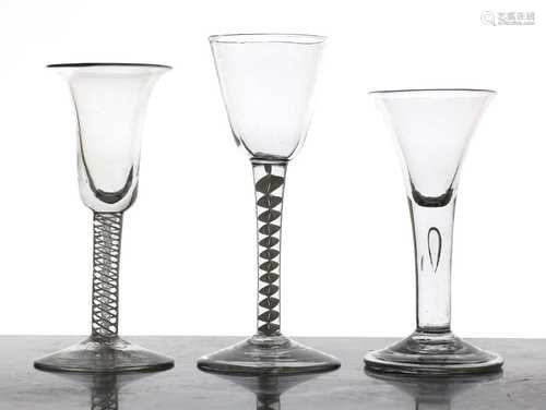 An 18th century glass,