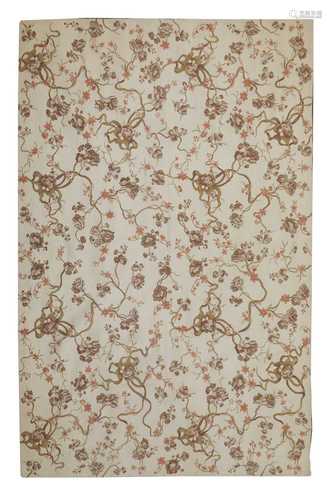 An Aubusson design rug,