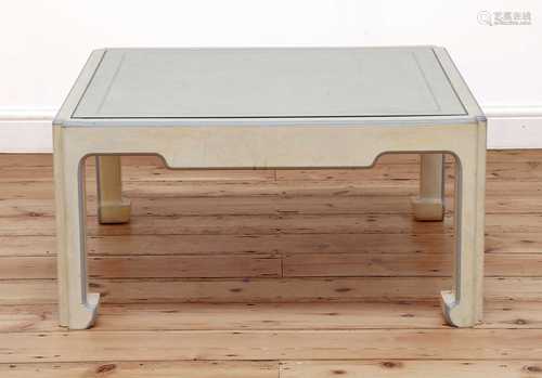 A Chinese-style square coffee table,