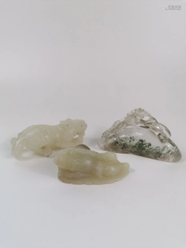 A group of Chinese jade and crystal（3）