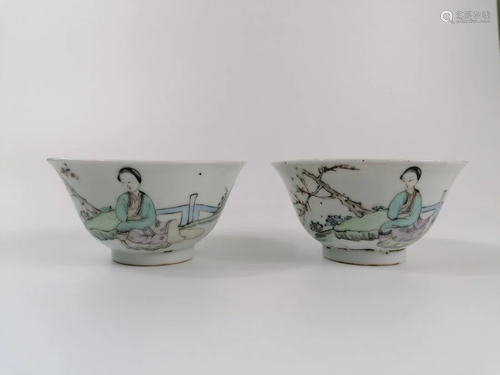 A Pair of tea bowl