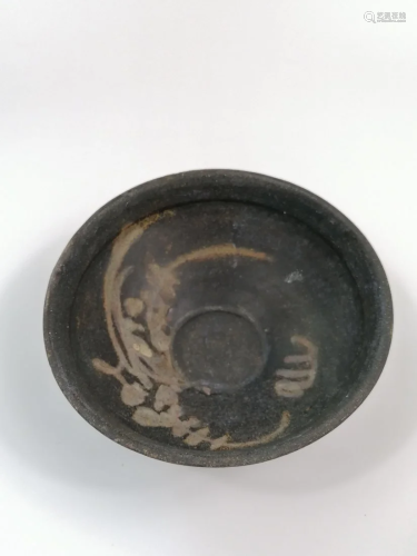 A JIZHOU BLACK-GLAZE 'MOON AND BLOSSOMING PLUM' …