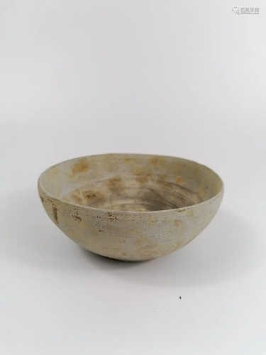 A pottery bowl