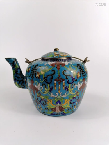 A Fine cloisonne Teapot