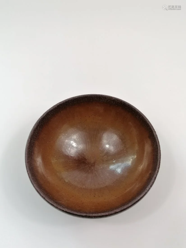 A Jian Ware Brown Glazed Hare’s fur bowl