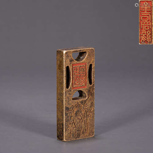 CHINESE BRONZE SEAL, QING DYNASTY