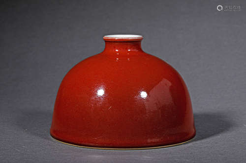 A QING STYLE PORCELAIN TAIBAI ZUN WATER POT