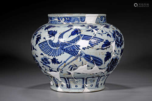 A YUAN STYLE PORCELAIN JAR