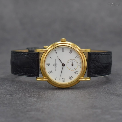 BAUME & MERCIER 18k yellow gold gents wristwatch