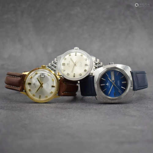 Set of 3 DUGENA wristwatches series Tropica