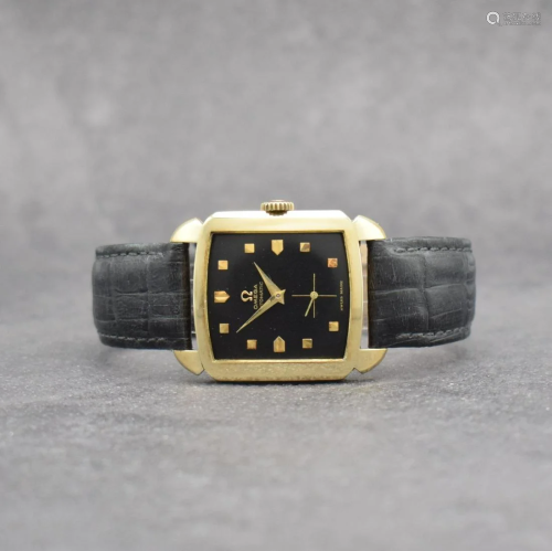 OMEGA 14k yellow gold gents wristwatch