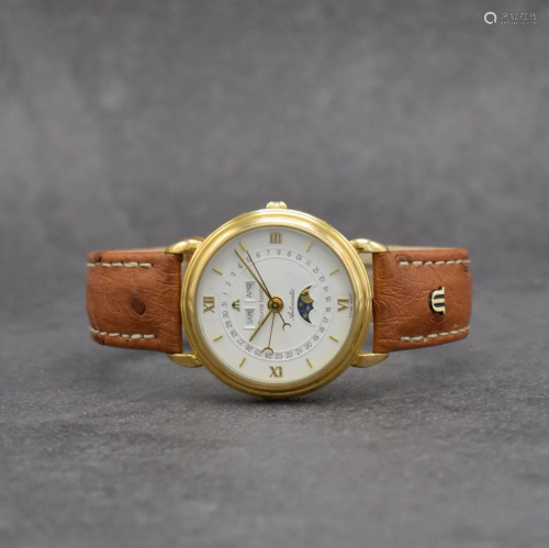 MAURICE LACROIX gold plated gents wristwatch