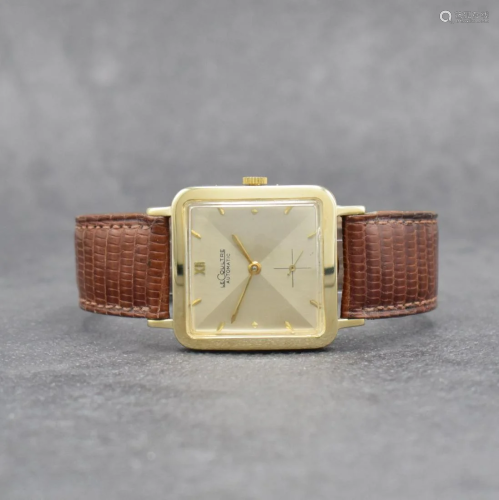 LeCoultre 14k yellow gold gents wristwatch