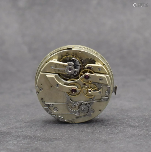 Hunting cased minute repeating pocket watch movement