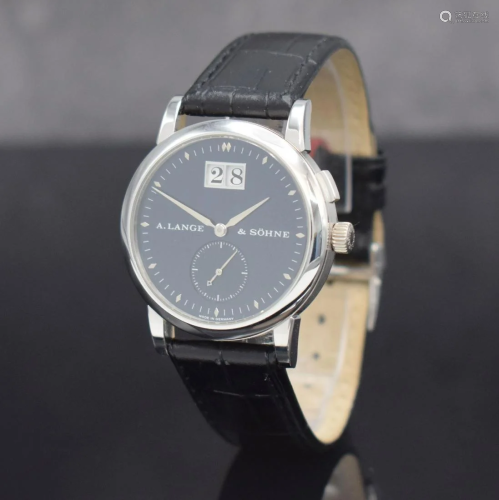 A. LANGE & SÖHNE fine 18k white gold wristwatch