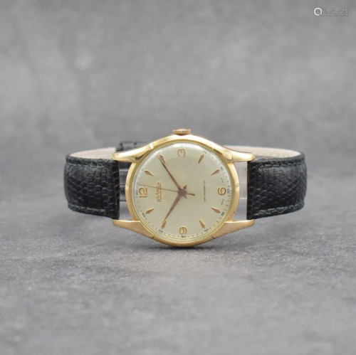 ROAMER Antimagnetique 14k pink gold gents wristwatch